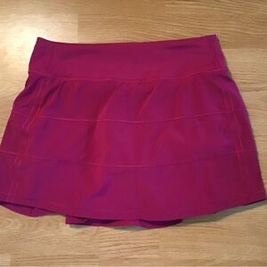 lululemon athletica Pink Athletic Skort